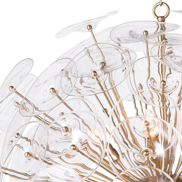 Poppy Glass Chandelier Large
